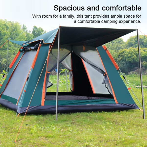 Outdoor Self-driving Travel Camping Tent Automatic Quick-opening Tent Portable Rainproof Sunshine-proof Tent Fishing Hiking Sunshine Shelter - Image 3